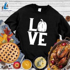 Love Fall Sweatshirt Hallothanksmas Shirt