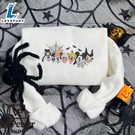 Magical Land Embroidered Shirt, Halloween Minnie Mouse Sweatshirt