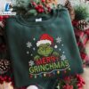Merry Grinchmas Embroidered Sweatshirt, Funny Christmas Sweater, Grinch Embroidery Shirt 2 Merry Grinchmas Embroidered Sweatshirt, Funny Christmas Sweater, Grinch Embroidery Shirt