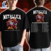 Metallica M72 2025 Skeleton Mascot HokieBird Two-Sided T-Shirt