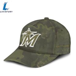 Miami Marlins Military Appreciation Month 3D Classic Caps