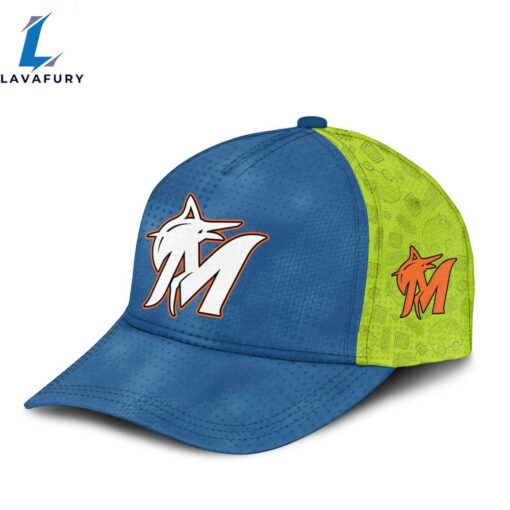 Miami Marlins X Scooby-Doo 3D Classic Caps