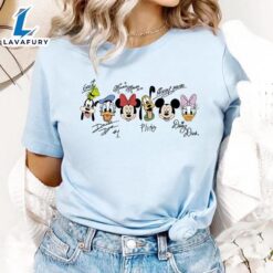 Mickey and Friends Signatures T-shirt…