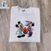 Mickey & Minnie Pumpkin Embroidery Sweatshirt