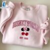 Mickey Mouse Embroidered Sweatshirt, Disneyland Sweatshirt 2 Mickey Mouse Embroidered Sweatshirt, Disneyland Sweatshirt