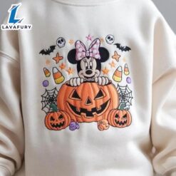 Minnie Mouse Halloween Embroidered Sweatshirt