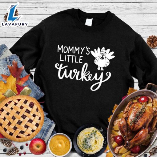 Mommy’s Little Turkey Sweatshirt Hallothanksmas Shirt