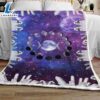 Moon Phase Crystal Halloween Sofa Fleece Throw Blanket Halloween Gifts