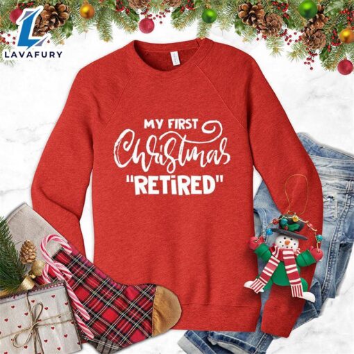 My First Christmas Retired Sweatshirt Hallothanksmas Shirt