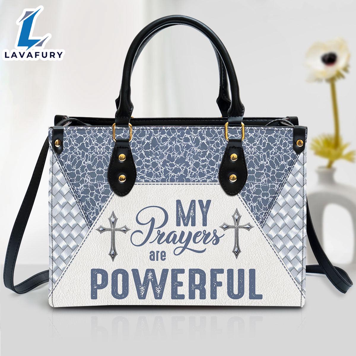 My Prayers Are Powerful Gorgeous Leather Handbag Christ Gifts Leather Bags Christian Leather Bag My Prayers Are Powerful Gorgeous Leather Handbag Christ Gifts Leather Bags Christian Leather Bag