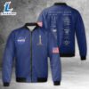 NASA Artemis SLS Moon AOP Fleece Bomber Jacket