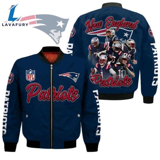 New England Patriots Players Nfl Bomber Jacket  For Fans