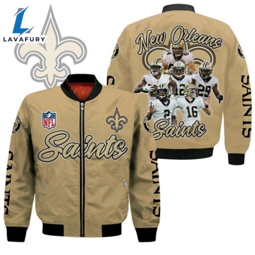 New Orleans Saints Players Nfl Bomber Jacket  For Fans
