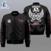 Nfl Arizona Cardinals Wings Skull 3D Bomber Jacket For Fans 2 Nfl Arizona Cardinals Wings Skull 3D Bomber Jacket