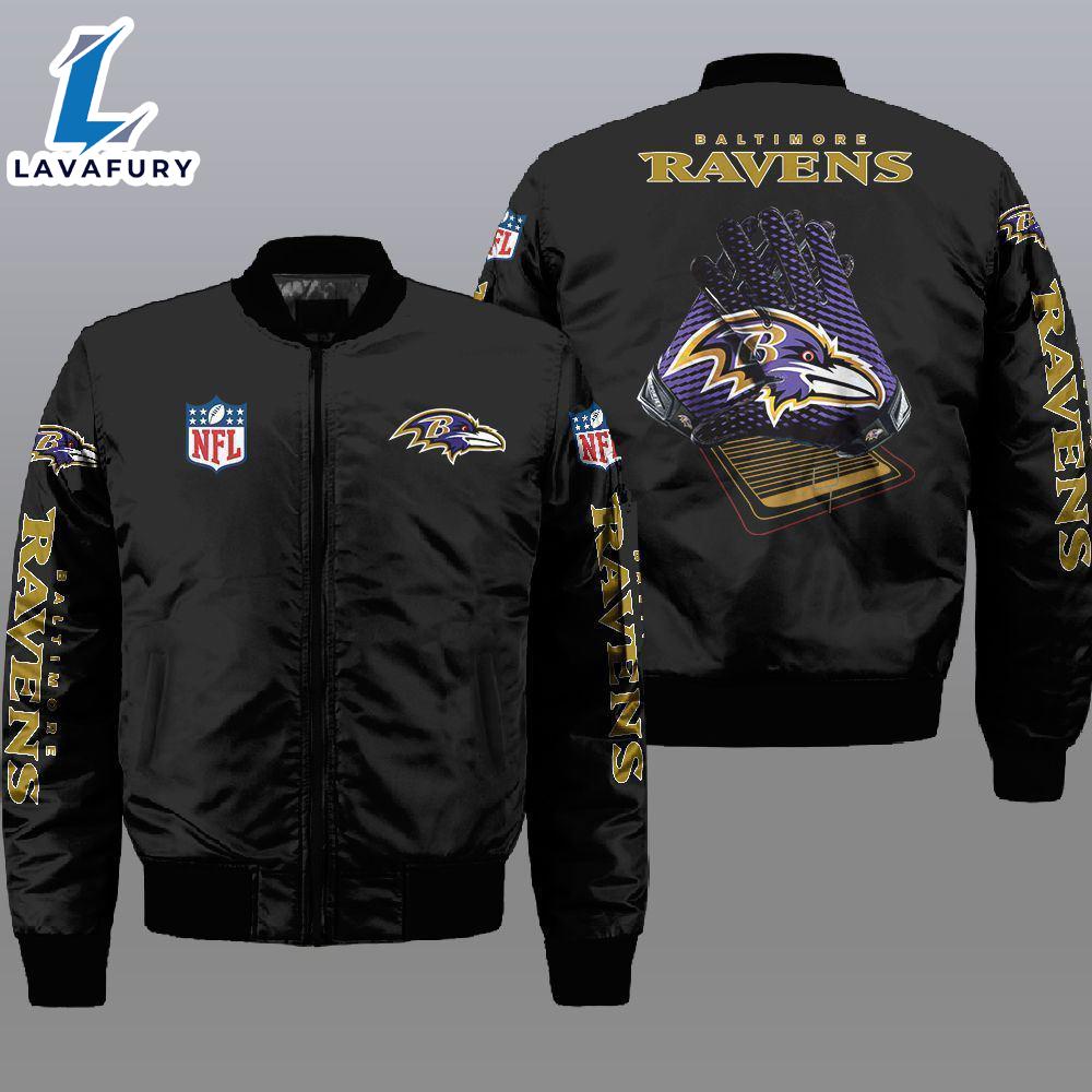 Nfl Baltimore Ravens 3D Bomber Jacket 2 For Fans Nfl Baltimore Ravens 3D Bomber Jacket 2 For Fans