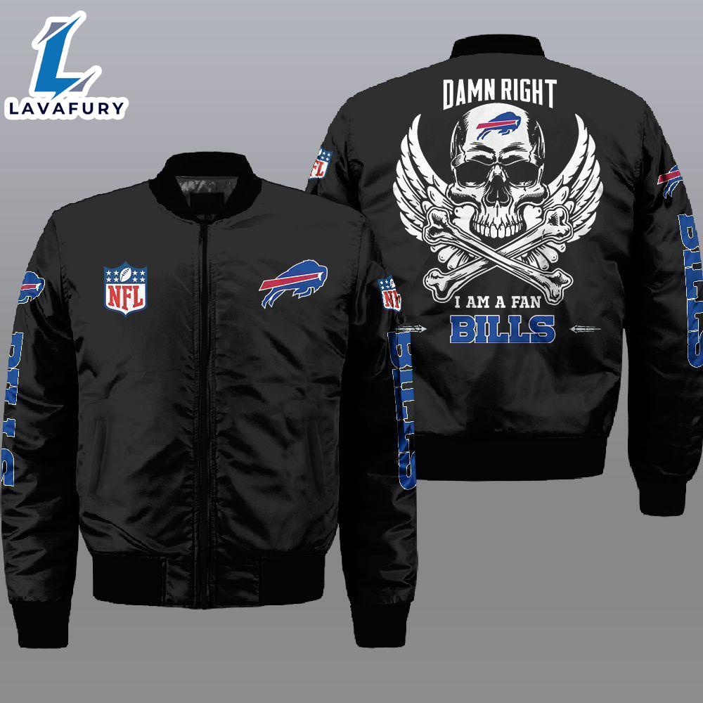 Nfl Buffalo Bills Wings Skull 3D Bomber Jacket For Fans Nfl Buffalo Bills Wings Skull 3D Bomber Jacket For Fans