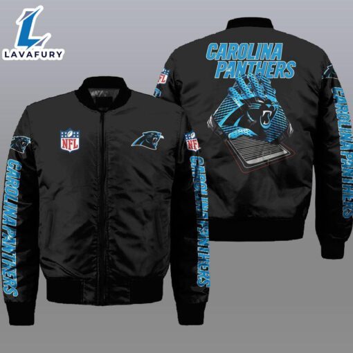 Nfl Carolina Panthers 3D Bomber Jacket  For Fans