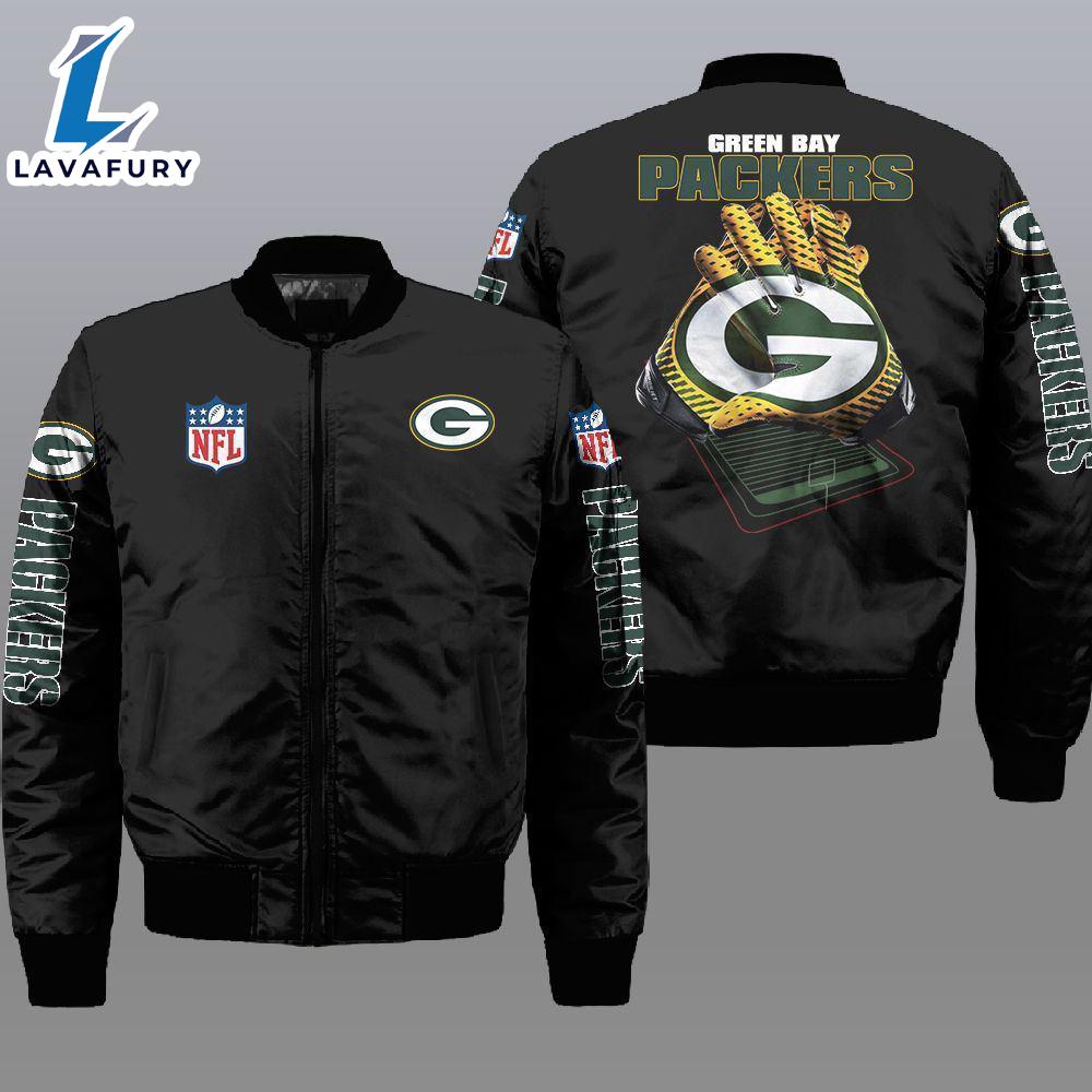 Nfl Green Bay Packers 3D Bomber Jacket For Fans Nfl Green Bay Packers 3D Bomber Jacket For Fans