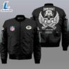 Nfl Green Bay Packers Wings Skull 3D Bomber Jacket For Fans 3 Nfl Green Bay Packers Wings Skull 3D Bomber Jacket