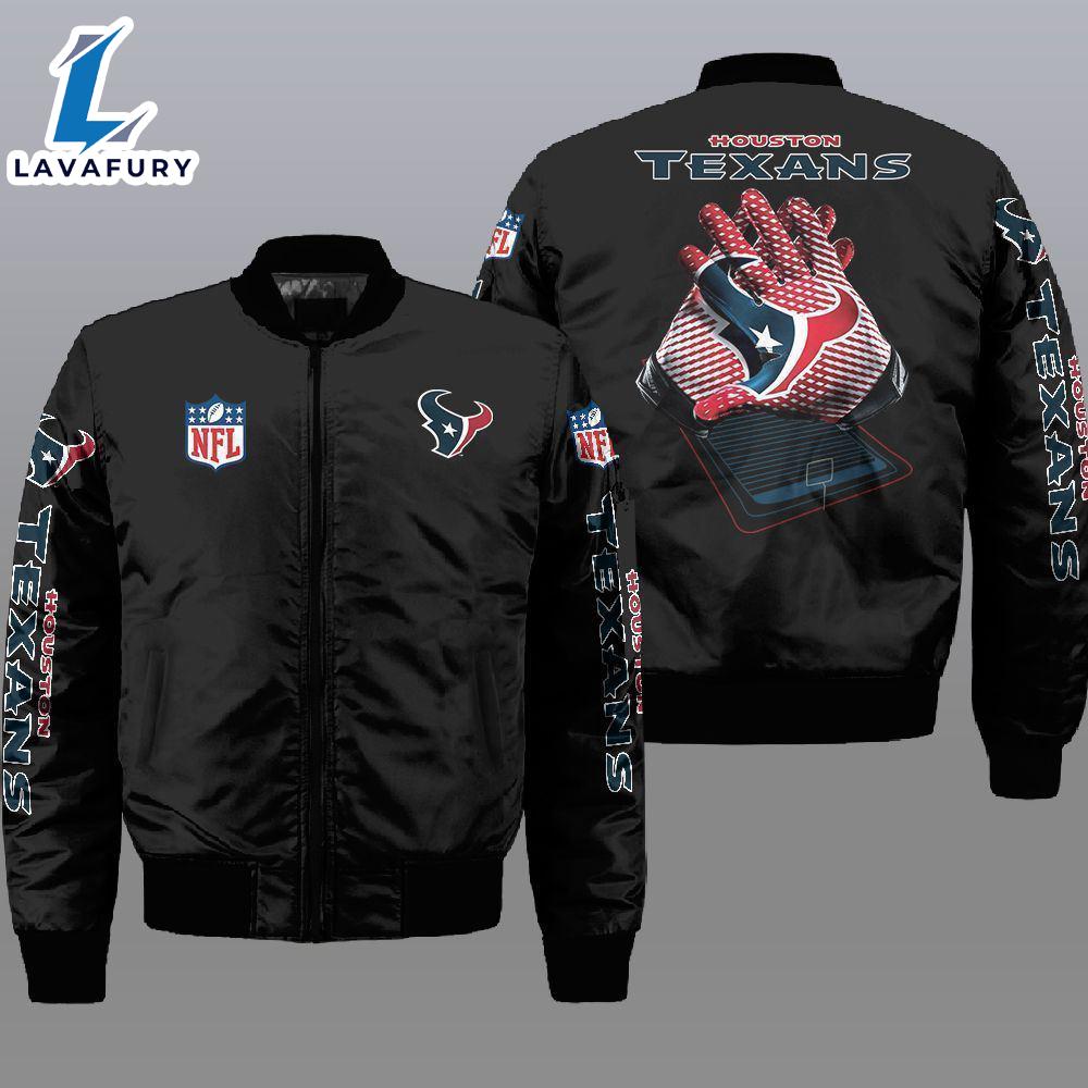 Nfl Houston Texans 3D Bomber Jacket For Fans Nfl Houston Texans 3D Bomber Jacket For Fans