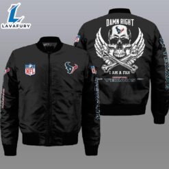 Nfl Houston Texans Wings Skull…