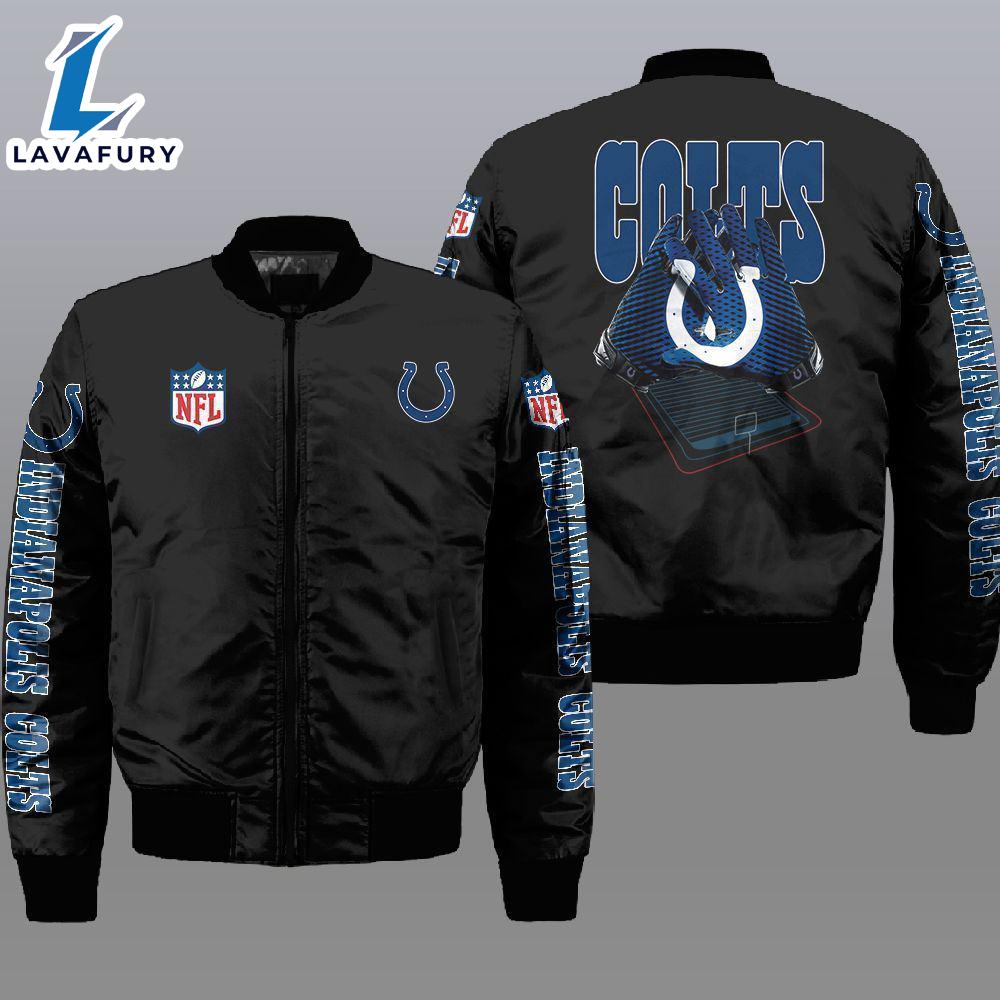 Nfl Indianapolis Colts 3D Bomber Jacket For Fans Nfl Indianapolis Colts 3D Bomber Jacket For Fans