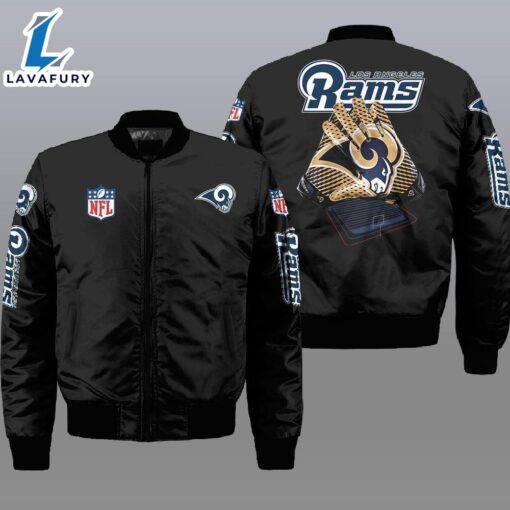 Nfl Los Angeles Rams 3D Bomber Jacket  For Fans