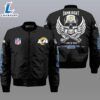 Nfl Los Angeles Rams Wings Skull 3D Bomber Jacket For Fans 2 Nfl Los Angeles Rams Wings Skull 3D Bomber Jacket