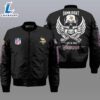 Nfl Minnesota Vikings Wings Skull 3D Bomber Jacket For Fans 2 Nfl Minnesota Vikings Wings Skull 3D Bomber Jacket