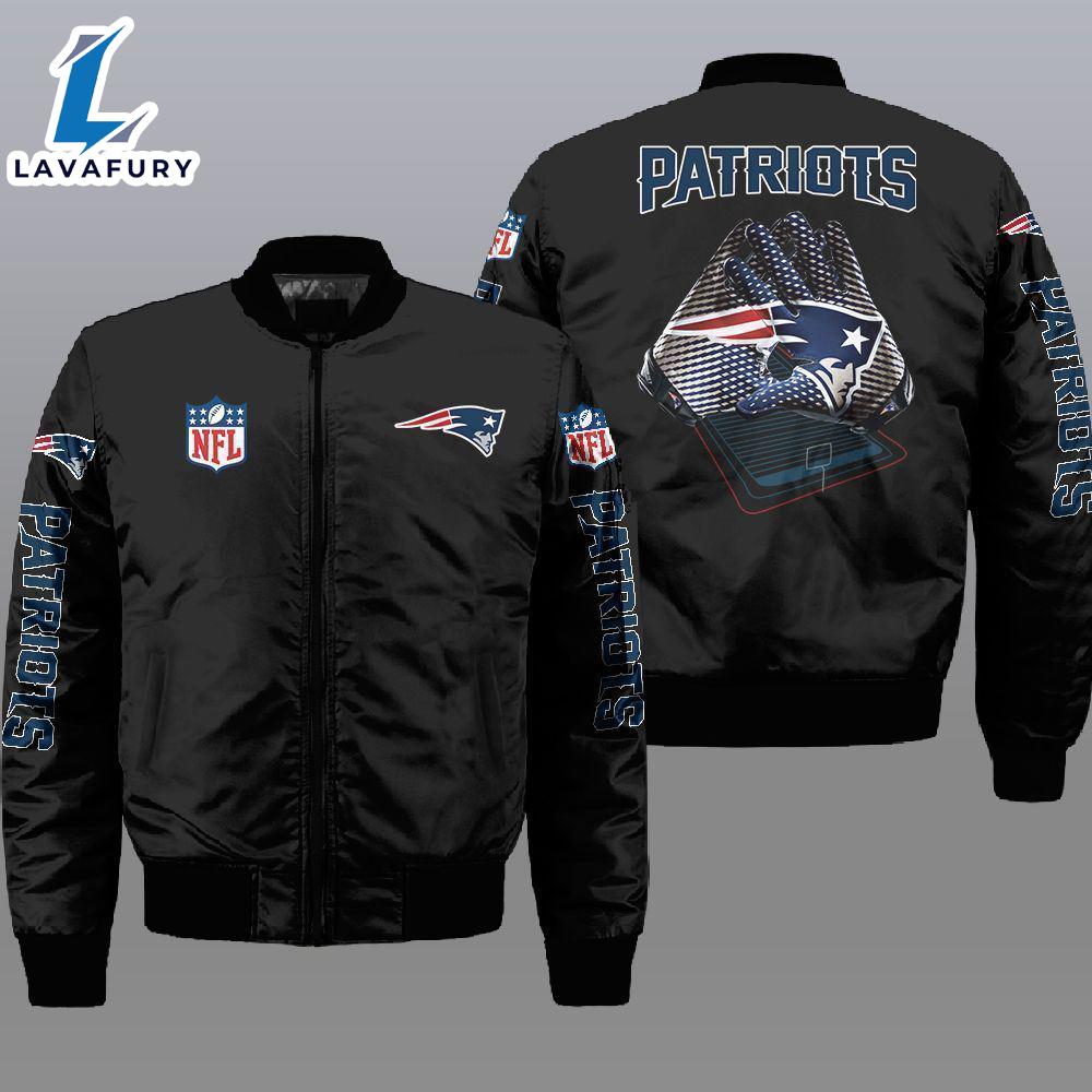 Nfl New England Patriots 3D Bomber Jacket For Fans Nfl New England Patriots 3D Bomber Jacket For Fans