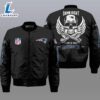 Nfl New England Patriots Wings Skull 3D Bomber Jacket
