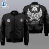 Nfl New Orleans Saints Wings Skull 3D Bomber Jacket