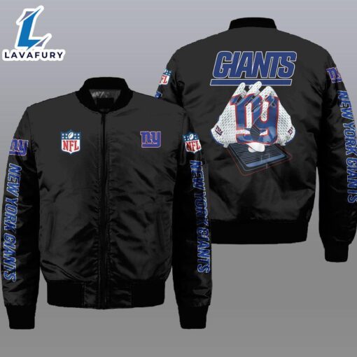 Nfl New York Giants 3D Bomber Jacket  For Fans