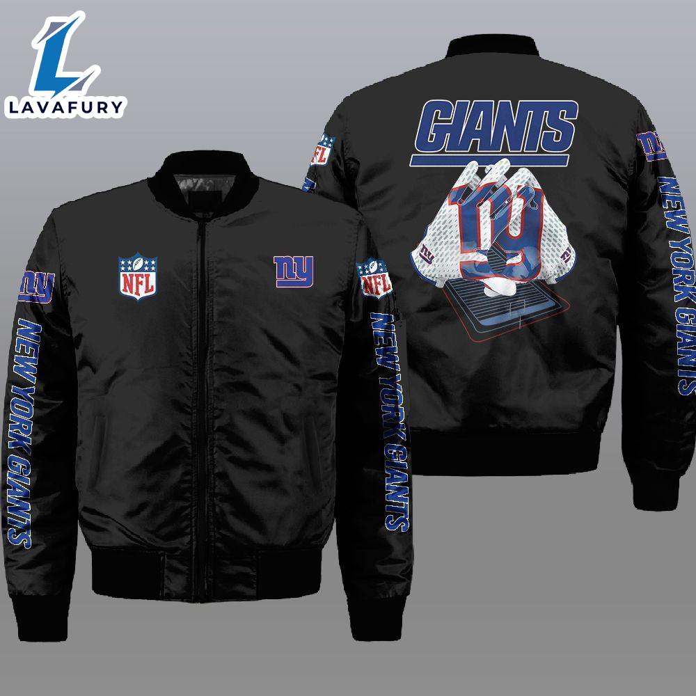 Nfl New York Giants 3D Bomber Jacket For Fans Nfl New York Giants 3D Bomber Jacket For Fans