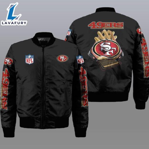 Nfl San Francisco 49Ers 3D Bomber Jacket  For Fans