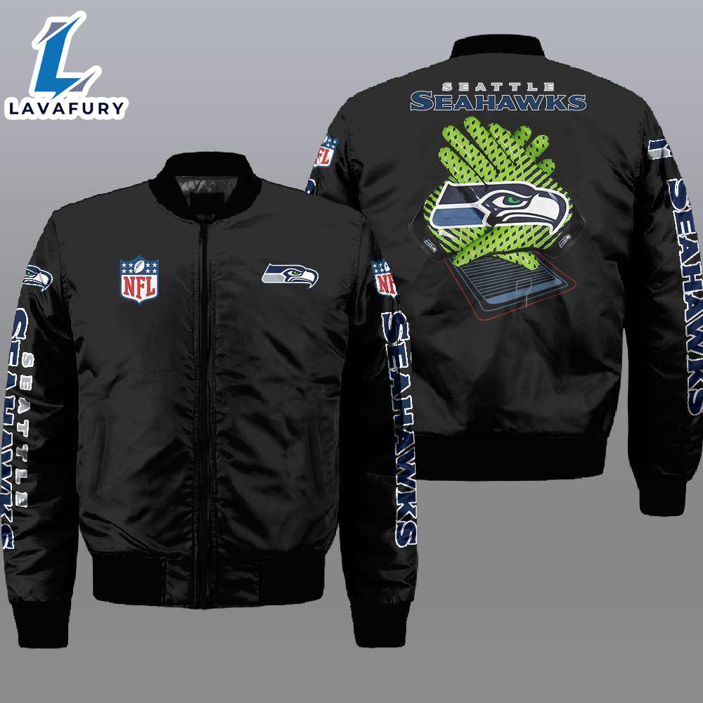 Nfl Seattle Seahawks 3D Bomber Jacket For Fans Nfl Seattle Seahawks 3D Bomber Jacket For Fans
