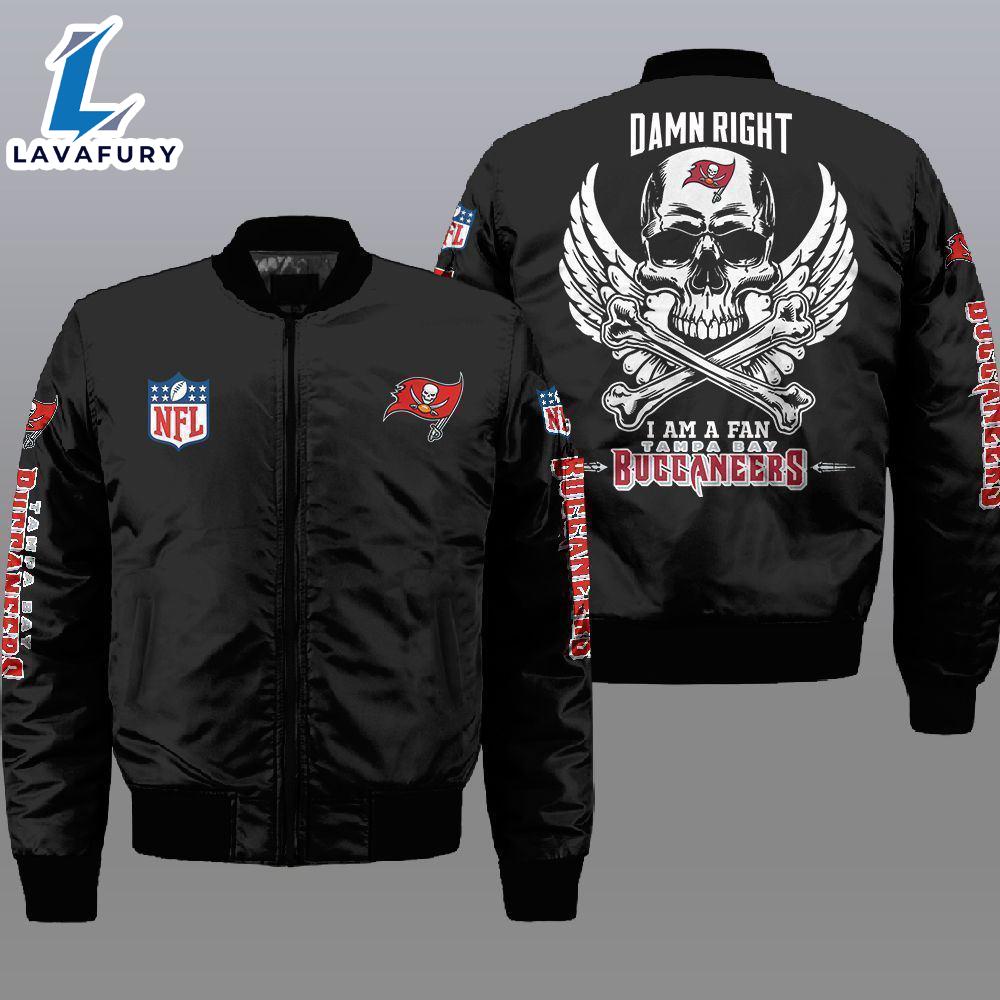 Nfl Tampa Bay Buccaneers Wings Skull 3D Bomber Jacket For Fans Nfl Tampa Bay Buccaneers Wings Skull 3D Bomber Jacket For Fans