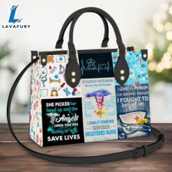 Nurse Proud Leather Bag Christ…