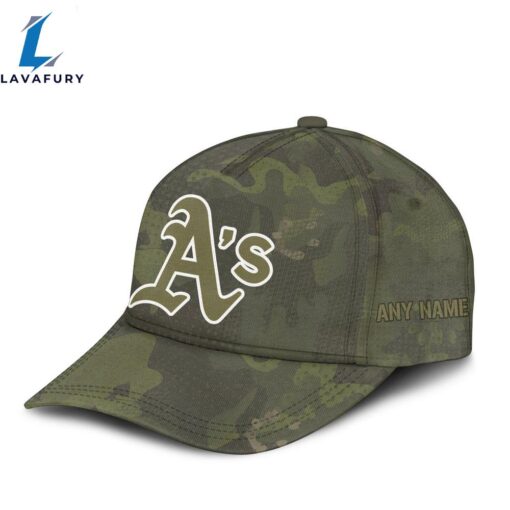 Oakland Athletics Military Appreciation Month 3D Classic Caps
