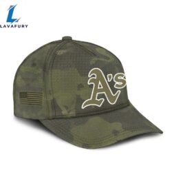 Oakland Athletics Military Appreciation Month 3D Classic Caps