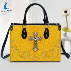 Outstanding Yellow Cross Christian Leather…