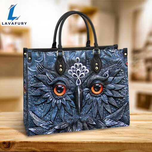 Owl Leather Style 3 Leather Bag Gift For Owl Lovers Christ Gifts Leather Bags Christian Leather Bag