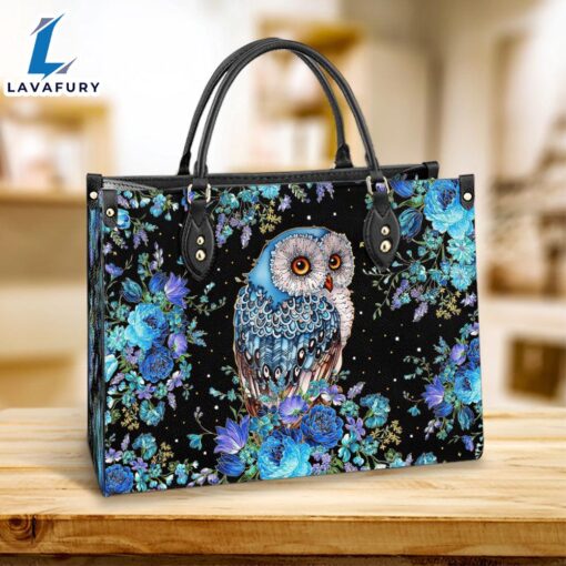 Owl Lover Leather Bag Gift For Owl Lovers Christ Gifts Leather Bags Christian Leather Bag