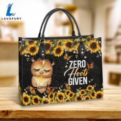 Owl Zero Hoots Given Leather…