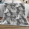 Owls Halloween Sofa Fleece Throw Blanket Halloween Gifts