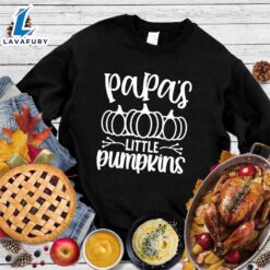 Papa’s Little Pumpkins Sweatshirt Hallothanksmas…