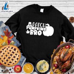 Patch Pumpking Bro Sweatshirt Hallothanksmas…