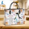 Penguin Watercolor Advice From A Penguin Leather Bag Christ Gifts Leather Bags Christian Leather Bag 3 Penguin Watercolor Advice From A Penguin Leather Bag Christ Gifts Leather Bags