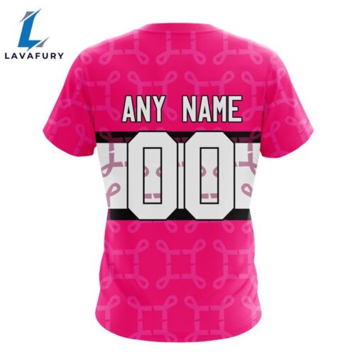 Personalized NHL Winnipeg Jets I Pink I Can In October We Wear Pink Breast Cancer 3D Tshirt For Man And Women