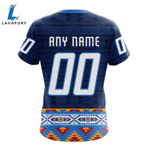 Personalized NHL Winnipeg Jets Special Design With Native Pattern ST2303 T-Shirt For Man And Women